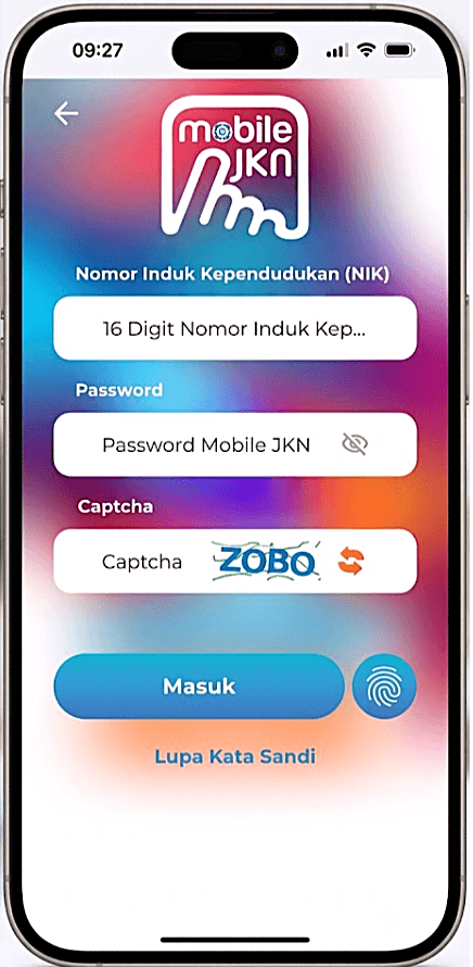 Panduan Mobile JKN langkah 4: Login Akun